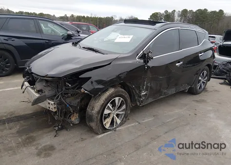 2020 Nissan Murano Sv Fwd из США, поврежденный, VIN 5N1AZ2BJ5LN131486